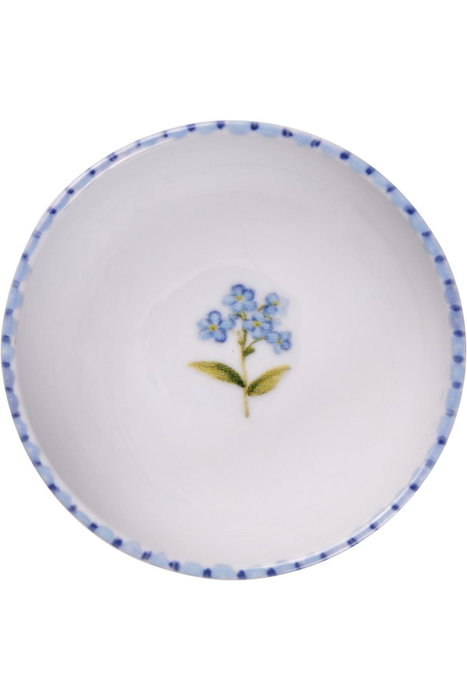 Hermia Juego de desayuno de 14 piezas en porcelana azul